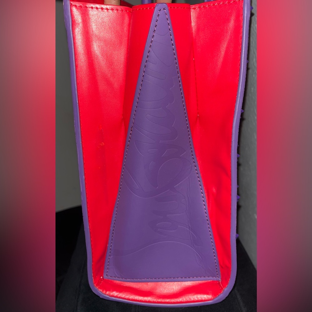 Green/Red or Purple/Red Studded Tote - Picture 10 of 15